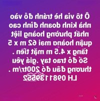 Phường Hoàng Liệt Hồ Linh Đàm Ô Tô Vỉa Hè Kinh Doanh Nhà Đẹp 62 M X 5 Tầng X 4.5 M Mặt Tiền, 12 Tỷ