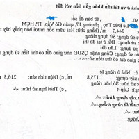 27,5 Tỷ Tl: Đấtmặt Tiềnlê Đức Thọ, 6X45, Vuông Vức, Sổ Cn 245M2, Gpxd Hầm 7 Lầu,Tm Ngay Cc Gia Phát