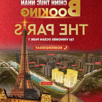 Mở Bán Đợt 1 Tòa The Paris Pr1 & Pr5 Vin Ocean Park 1N 42M2 2,5Tỷ 2N 61M2 3,6Tỷ Htls 70% Đến 8/2026