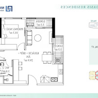 Sky Oasis - Bán Căn 2 Phòng Ngủ 2 Vệ Sinh- Thông Thủy 68M2 - View Sông Hồng, Bếp Rèm,Sổ Đỏ Chính Chủ- Giá Bán 3.4 Tỷ Bao Phí