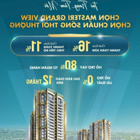 Booking Căn Hộ Masteri Grand View - The Global City Quận 2, Đợt 1 Chỉ Từ 100 Triệu/M2, Ck 16%