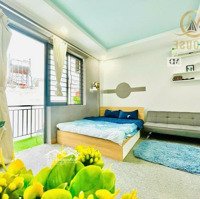 Trống Căn Hộ Cho Thuê Full Nội Thất Ban Công Rộng_28M2 Gần Chợ Bà Chiểu_Nơ Trang Long Bình Thạnh