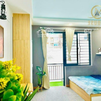 Trống Căn Hộ Cho Thuê Full Nội Thất Ban Công Rộng_28M2 Gần Chợ Bà Chiểu_Nơ Trang Long Bình Thạnh