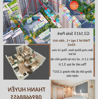 Chính Chủ Bán Căn G3.1615 Tầng 16, 1 Ngủ +1, 43M, Đông Nam, View Bể Bơi, Imperia Sola Park 3,15 Tỷ