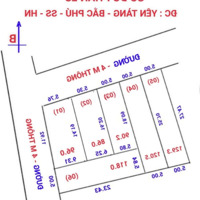 Bán 120M2 Ngõ Thông Ô Tô Tại Yên Tàng - Bắc Phú - Sóc Sơn - Hà Nội