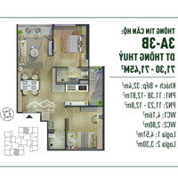 Căn 2Pndiện Tích72M2 Dự Án Fibonan Ecopark Giá Chỉ 3,8 Tỷ, Quà Tặng Tân Gia 80 Triệu, Htls 0% Trong 18 Tháng