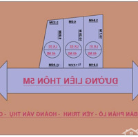 Bán Đất Xã Hoàng Văn Thụ Lô Đất Rẻ Nhất Hà Nội. Lô Góc 03 Giá Bán 560 Triệu. Liên Thôn 40M2. Đường Ôtô Vào