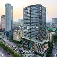 Sẵn Nội Thất! Nhượng Văn Phòng 150M2 Tòa Tasco Phạm Hùng, Sàn Gỗ, Vách Kính, Bàn Ghế, Pantry Mới