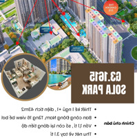 Siêu Hiếm, Bán Căn 1 Pn+, 43M, Tòa G3 Đông Nam View Bể Bơi 3.15 Bao Phí Đóng Tiến Độ Vín Smart City