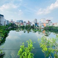 Bán Nhà Mặt Hồ Đầm Tròn - 135 Đội Cấn Đường 3 Ô Tô Tránh View Mặt Hồ, Diện Tích: 99M2Mặt Tiền6M Giá Bán 30 Tỷ