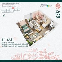 Bán Căn Hộ Đẹp 2 Pn Tại Sa1 The Sakura - Vinhomes Smart City, 3,75 Tỷ Vnd, 55 M2