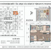 Bán Gấp Căn Góc Chung Cư Tòa Hh1B Linh Đàm Diện Tích:61M2, 2 Phòng Ngủgiá:42, 5 Triệu/M2