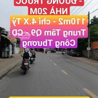 Đất Siêu Tiềm Năng - Đường Trước Nhà 20M - 110M2 - Ngang 5M Siêu Đẹp - Chỉ 4.X Tỷ - Trung Tâm Q9