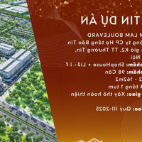 Cực Hiếm Chỉ 8Lô Lk 2Mặt Tiền Himlam Boulevard, Hướng N Công Viên, Kinh Doanh Hết Nước Chấm, Ck Cao