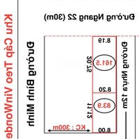 Lô Góc Bám Đường Nhựa Rộng 12M Và Đg Qh 22 Rộng 30M