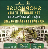 Chỉ Hơn 5 Tỷ Sở Hữu 1 Lô Shophouse Tân Thanh Elite City - Kênh Đầu Tư Gà Đẻ Trứng Vàng