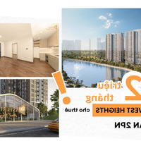 Cho Thuê Căn Hộ 2 Phòng Ngủcó Slot Đỗ Ô Tô Phân Khu Masteri West Heights Giá Bán 12 Triệu, Miễn Phí Dịch Vụ