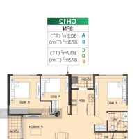 Bán Nhanh Ch 3Pn- 2 Vệ Sinhdiện Tích 81M2 Toà Tc2 Phân Khu The Canopy Dự Án Vinhomes Smart City