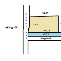 Bán Đất View Sông Hậu Thoáng Mát Tại Ấp An Thới, Tt. An Lạc Thôn, Huyện Kế Sách, Sóc Trăng