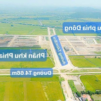 Bán Đất Nền Dự Án Trong Kđt Giá Bán 1.65Ty Lô 100M2 Vị Trí Trung Tâm Thị Trấn, Mặt Đường 68M Có Sổ Đỏ