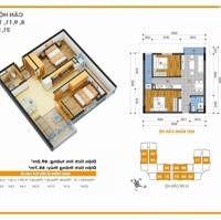 3.0X TỶ CĂN HỘ CHUNG CƯ THE GOLDEN AN KHÁNH, 2 NGỦ 65.7M2, BAN CÔNG ĐÔNG NAM, VỀ Ở NGAY