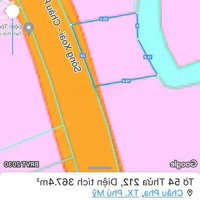 Đất Mặt Tiền Vuông Vức . Đường Nhựa Dân Cư Đông Đúc