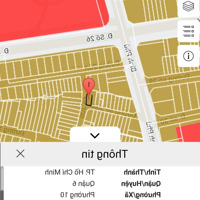 Ngột Bank Giá=7Tỷ. Bán Nhà Góc 2 Mặt Tiền: Đường Cư Xá Phú Lâm D, Q6. (5,5X13M) Cn: 74M2 - 3Tầng