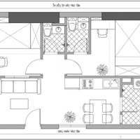Bán Căn Hộ 2 Ngủ 2 Vệ Sinh 56M Vuông Vắn Thoát Mát Đầy Đủ Công Năng