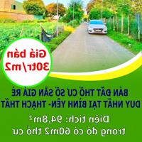 BÁN ĐẤT THỔ CƯ SỔ SẴN GIÁ RẺ DUY NHẤT TẠI BÌNH YÊN- THẠCH THẤT