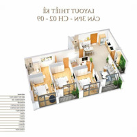 Chỉ 58 Triệu/M2 Sở Hữu Căn Hộ 3 Phòng Ngủ119.7M2, Tầng Cao, Tòa Trung Tâm 2 Hồ Công Viên Bậc Nhất Khai Sơn, Lb