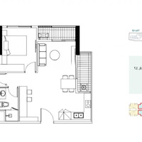 Cho Thuê Căn Hộ 2 Ngủ 2 Vệ Sinh - Chung Cư Sky Oasis , Kđt Ecopark - Không Đồ