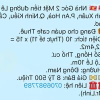 Nhà Góc 2 Mặt tiền đường Lê Anh Xuân, P.An Hoà, Q.Ninh Kiều, Cần Thơ