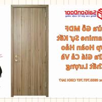 Cửa Gỗ MDF Melamine Sự Kết Hợp Hoàn Hảo Giữa Giá Cả Và Chất Lượng