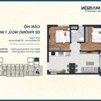 Bán Căn Góc 2 Phòng Ngủduy Nhất The Maison Chỉ 398 Triệu Nhận Nhà Ngay, Miễn Lãi + Gốc 18 Tháng