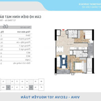 7,15 Tỷ Căn Hộ 2N 73.3M2 Trục 14 Tầng Trung Đẹp 107 Viha. Ban Công Đông Nam. Full Nội Thất. Lot Oto