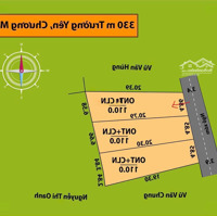 Mình Chính Chủ Cần Bán Lại Mảnh Đất 110M2 Trường Yên Giá Đầu Tư