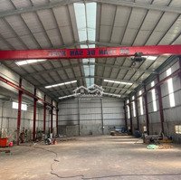 Cho Thuê Kho Xưởng Bến Lức. Diện Tích 1500M2, Xưởng 750M2. Có Sẵn Palang, Cẩu Trục