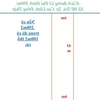 Đất nền đường Ông Hoành xã Mỹ Trà TPCL, cách đường DT846 300m