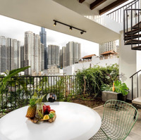 Penthouse 1 Phòng Ngủ1Pk Balcony Sân Vườn View Landmark 81, Máy Giặt Riêng - Thang Máy , Gần Trung Tâm Q.1