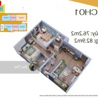 Chính Chủ Bán Căn 2Pn+1 Diện Tích 76M2 Toà Tc1 Canopy Vinhomes Smart City