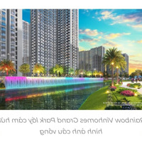 Bán Căn Hộ 1 Phòng Ngủ 47,5M2 Giá Siêu Hời Tại The Rainbow - Vinhomes Grand Park, Q9, Hcm