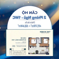 Bán Gấp Suất Cđt Căn Hộ The Maison, Diện Tích 52,6M2 Căn 2 Phòng Ngủ-1 Wc, Căn Góc View Đẹp,Giá Tốt