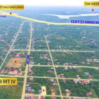 15X51 200M2 Thổ Cư Vuông Vắn Ngay Ubnd Xã Ea Ktur, Liền Kề Đường Tránh Đông. 1Tỷ250