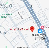 BÁN SHOPHOUSE ĐỐI DIỆN LOTTE MALL TÂY HỒ. DT 304M2, 3 TẦNG - GIÁ 35 TỶ - SẴN KD, LÀM VP