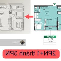 Cần Bán Gấp Ch 2 Phòng Ngủ+ 1 Diện Tích 69M2 Toà Tc1 The Canopy Vinhomes Smart City. Giá Chỉ 4,7 Tỷ