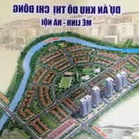 Chính Chủ Bán Lô 189M2 View Mặt Vườn Hoa Khu Đô Thị Chi Đông, Sổ Đỏ Chính Chủ Giá 2X Triệu/M2