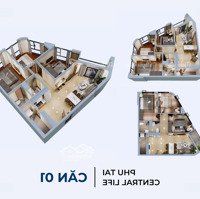 Bán Quỹ Căn 3 Phòng Ngủ 2 Vệ Sinh78M2 Chung Cư Phú Tài 2 Central Life Giá Chỉ Từ 2,59 Tỷ Hướng Biển