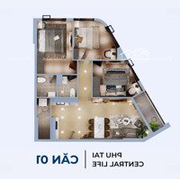 Bán Quỹ Căn 3 Phòng Ngủ 2 Vệ Sinh78M2 Chung Cư Phú Tài 2 Central Life Giá Chỉ Từ 2,59 Tỷ Hướng Biển