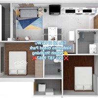 Cho Thuê Ch 2Pn 2 Vệ Sinh- Nội Thất Cao Cấp Ở Ngay - 59,5M2 - 9,5 Tr/Thể Tại Vinhomes Grand Park, Q9, Hcm