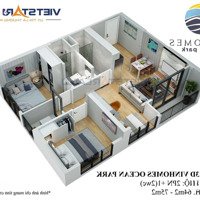 Chình Chủ Cần Bán Nhanh Căn Góc 64M Thiết Kế 2Pn+1 Tại Toà S2.10 Vinhomes Ocean Park Liên Hệ: 0973087986